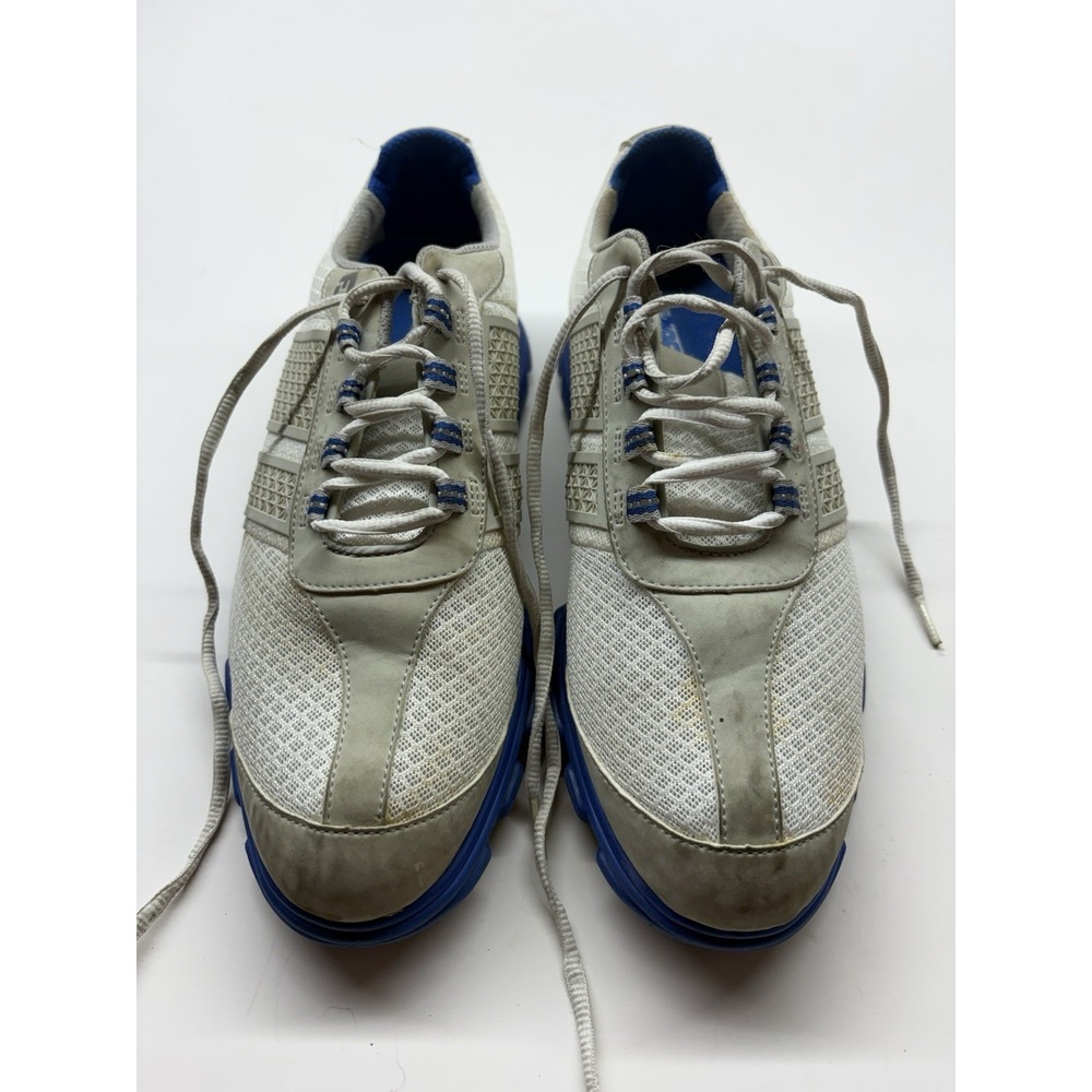 FootJoy Men's 9 M SuperLites CT Spikeless Golf Shoes Sneakers White Blue 58135